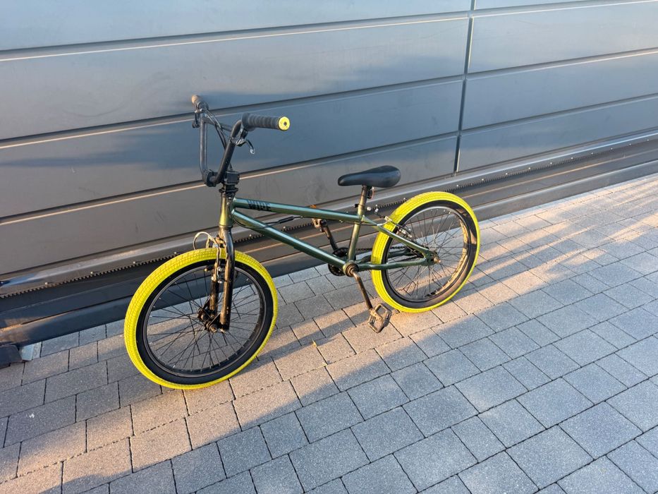 BMX Mafiabikes Kush 2+ / 20” / zielony mat + żółte opony / stan b. dobry