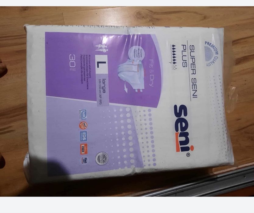 Pieluchy seni L  rezerwacja