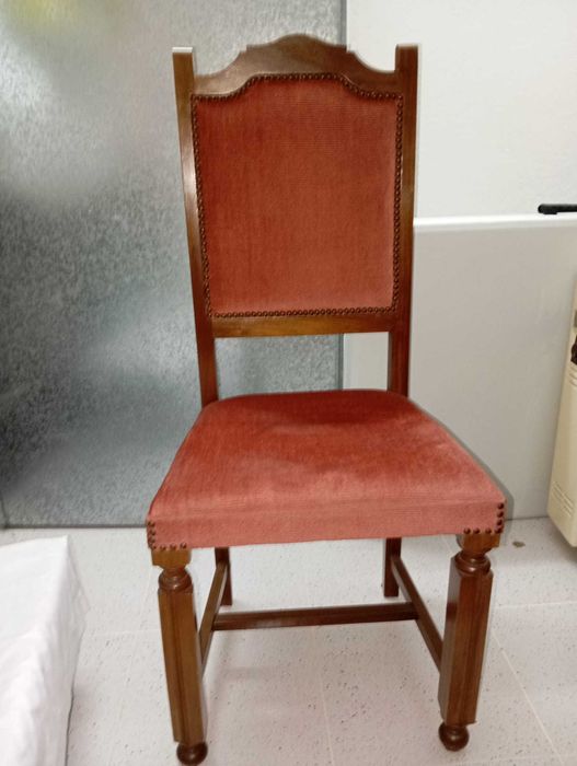 Cadira de veludo, como nova