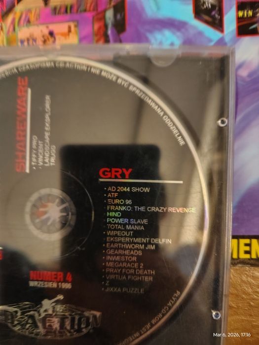 CD Action 4/96 z płytą CD