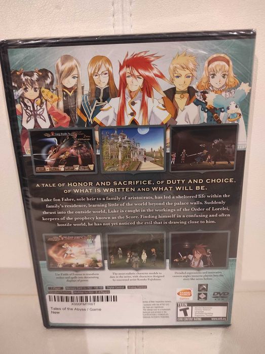 Tales of Abyss NTSC-U Ps2 ( Novo Selado)