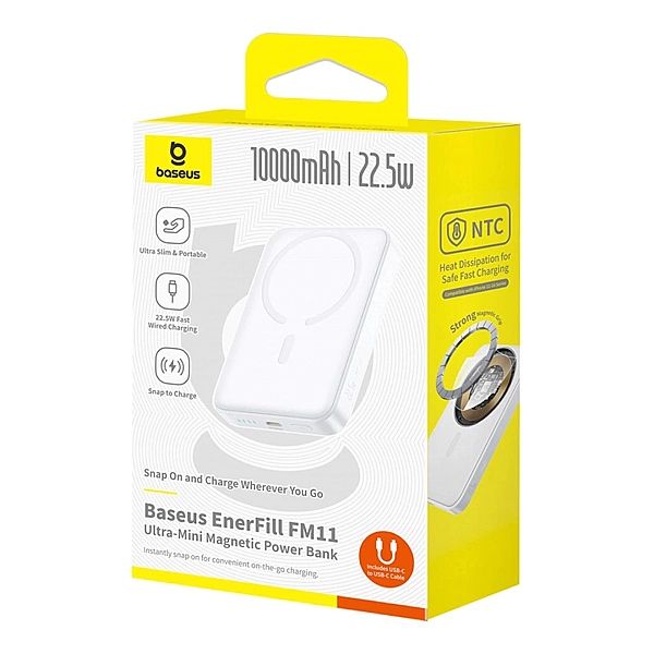 Powerbank Baseus EnerFill FM11 Ultra-Mini 10000mAh 22,5W kompatybilny