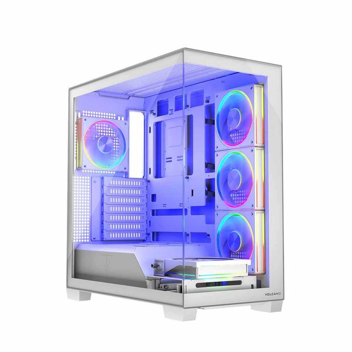 Zestaw pc gamingowy RTX5070ti  ryzen 5 7500F 2xmonitor+ biurko elektryczne