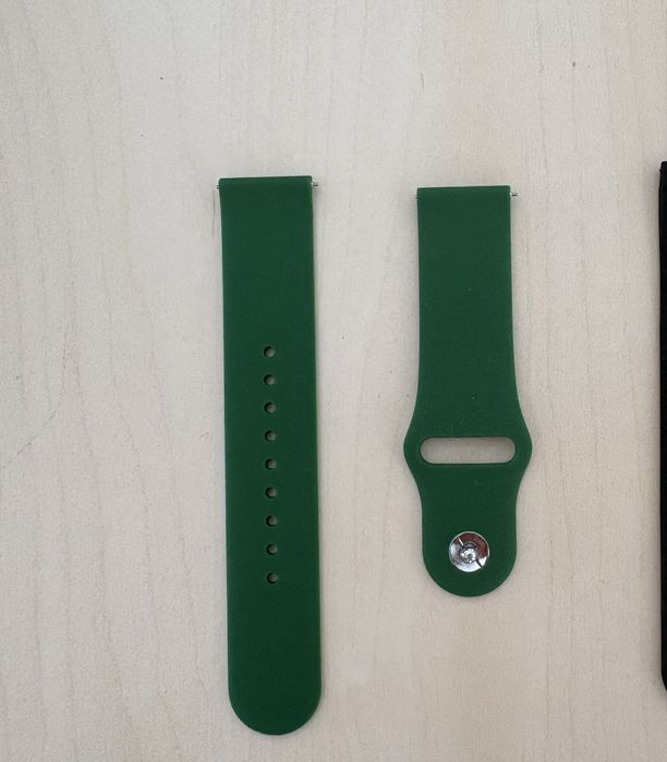 Braceletes Silicone Verde 22mm Xiaomi / Huawei GT / Amazfit / Samsung (Novas)