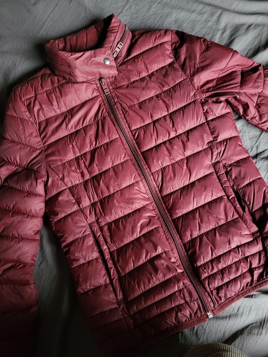Bordowa kurtka Pull&Bear rozmiar S