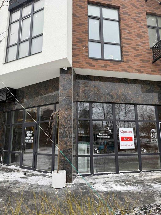 Оренда фасадного приміщення, новий ЖК, ремонт