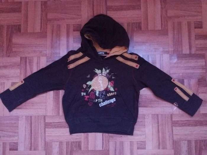 Camisola Algodão Capuz Challenge - Basics 2 Anos