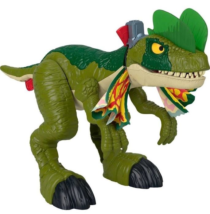 Динозавр Ділофозавр Imaginext Jurassic World Dilophosaurus Fierce