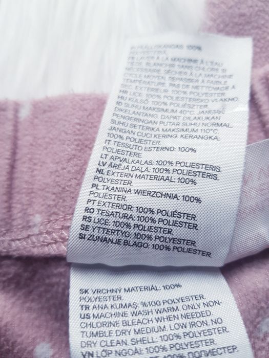 Polarowe spodnie damskie od piżamy marki H&M rozmiar S/M/L