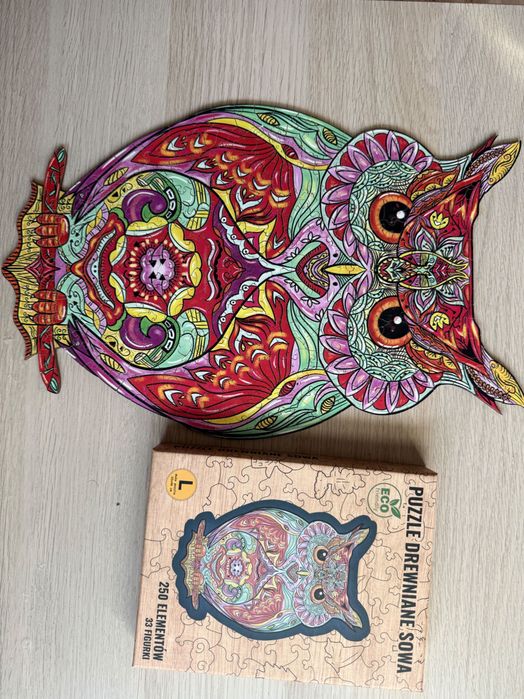 Puzzle drewniane Sowa 250 elementów