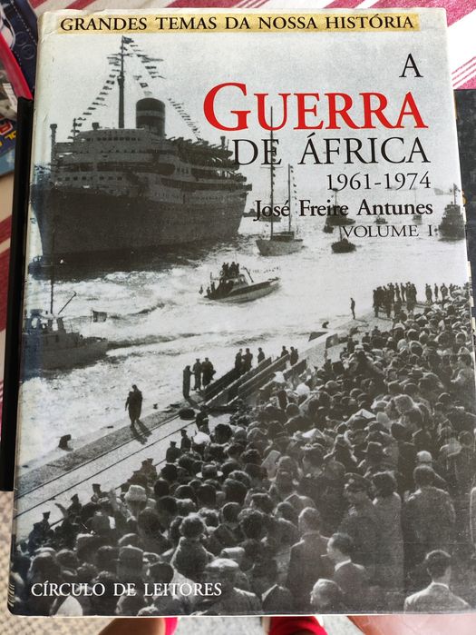 Livro círculo de leitores a guerra de África 1961