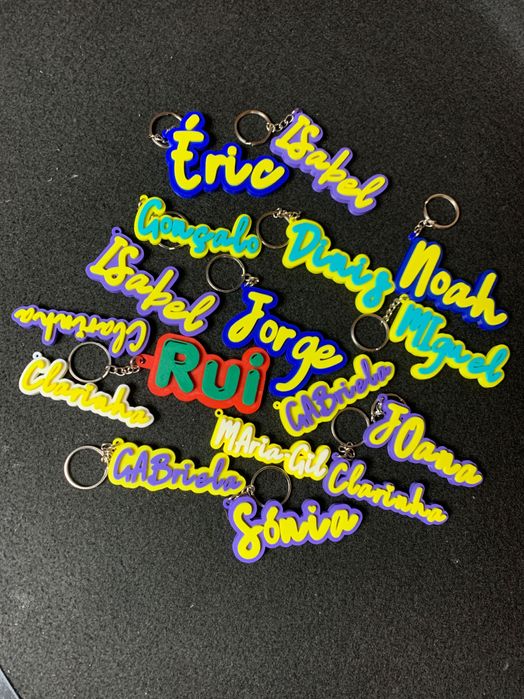 Porta-Chaves com Nomes Personalizados