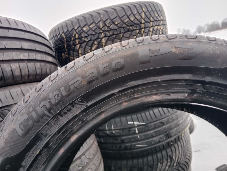Opona używana 225/55R18 Pirelli Cinturato P7 1szt.
