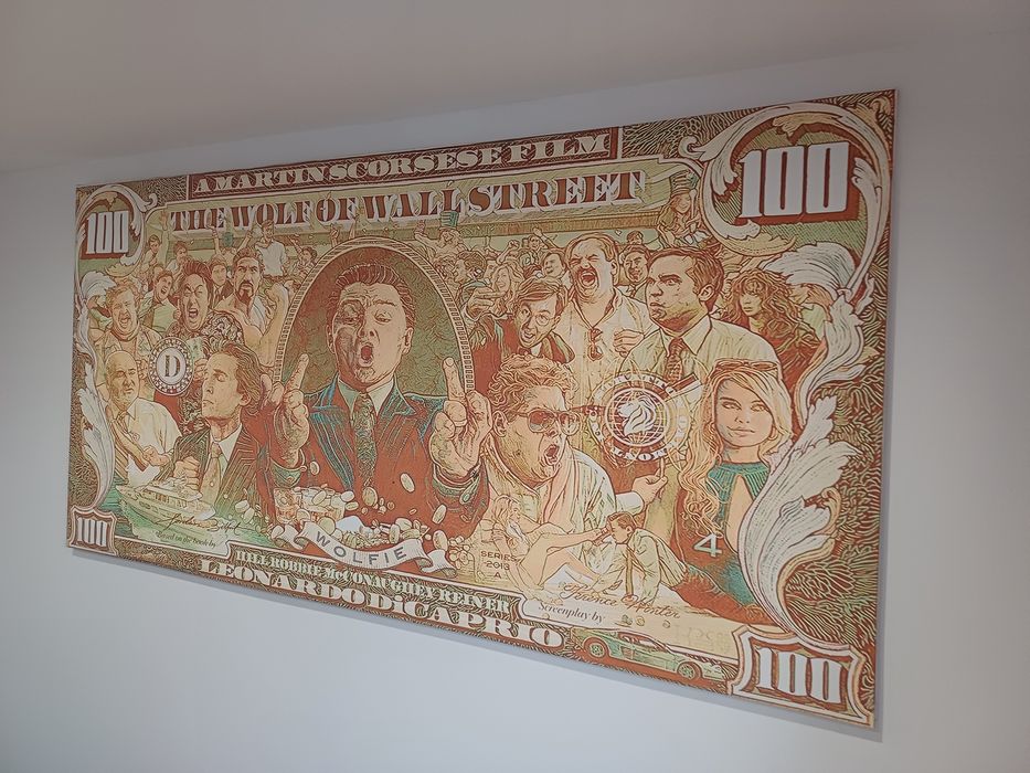 Obraz na płótnie "Wilk z Wall Street"