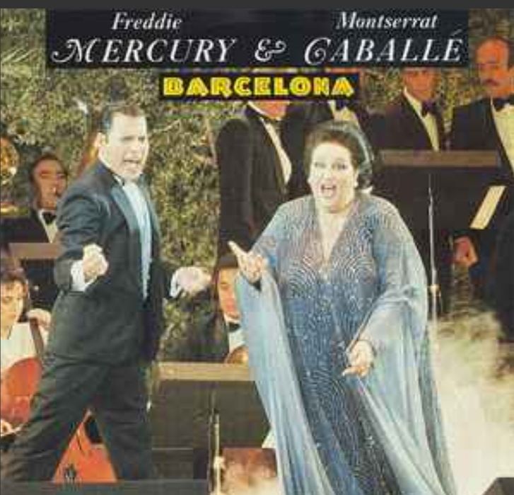 Single Vinil antigo Freddie Mercury & Montserrat Caballé ‎– Barcelona