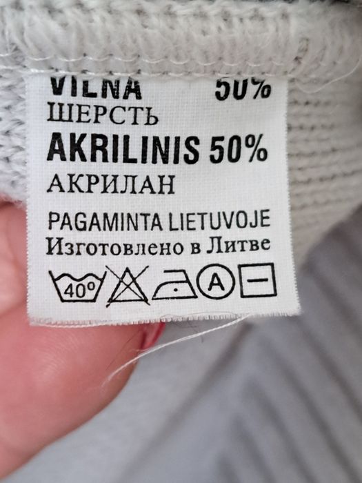 Męski sweter XXL szary