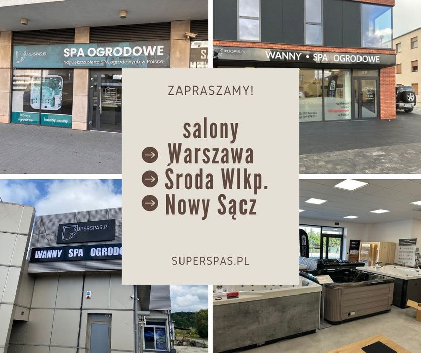 Jacuzzi całoroczne Reims PlatinumSpas 5osob. 230V leżanka Ozone NOWOŚĆ