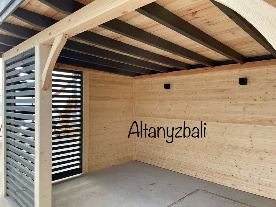 Nowoczesna altana ogrodowa