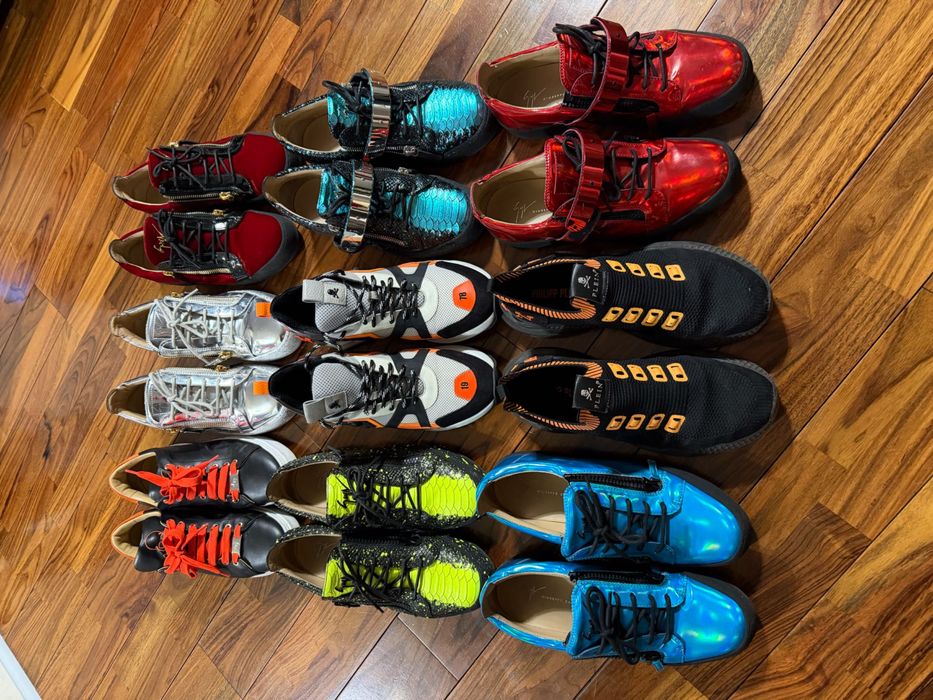 Giuseppe Zanotti Gucci LV versace Plein buty męskie  44 Oryginał