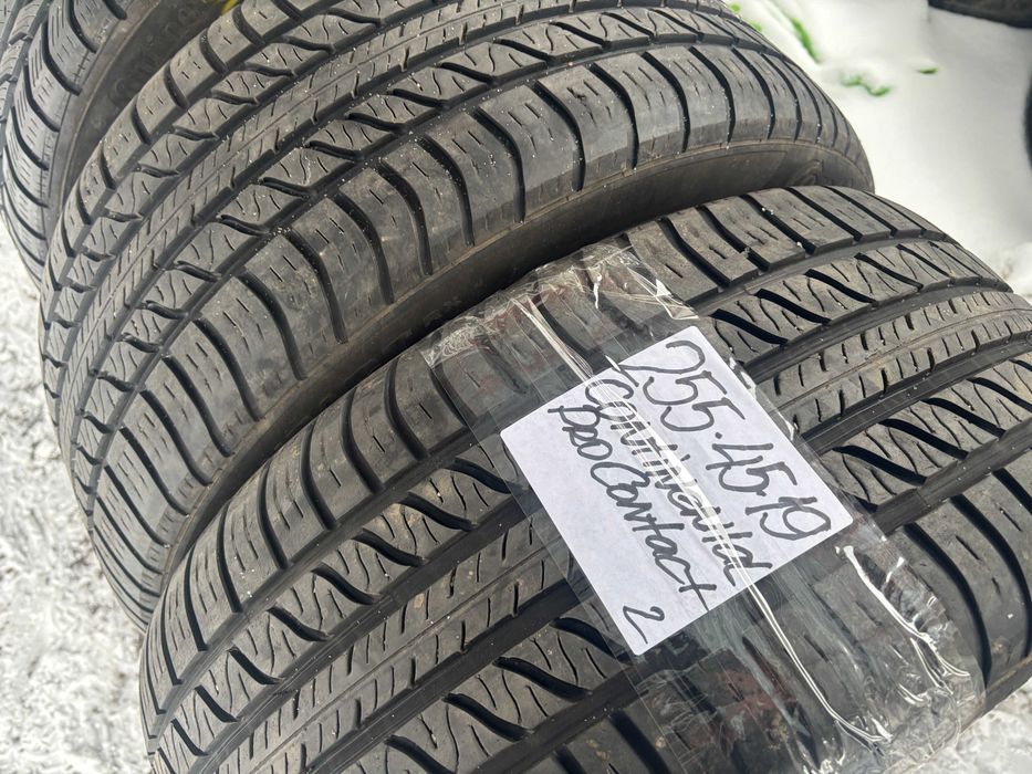 255-45-R19 CONTINENTAL PROCONTACT 2штуки всесезонн резина GERMANY 2024