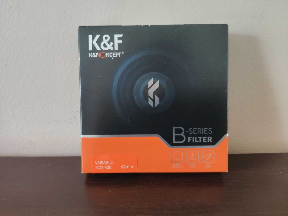 Filtr szary regulowany K&F Concept Variable ND2-400 62 mm B-Series