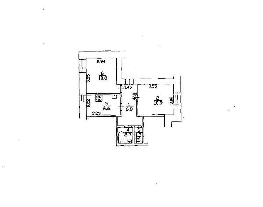 2-кімнатна квартира за адресою бул. Шевченка (площа 38 м²) - Atlanta.ua - фото 2