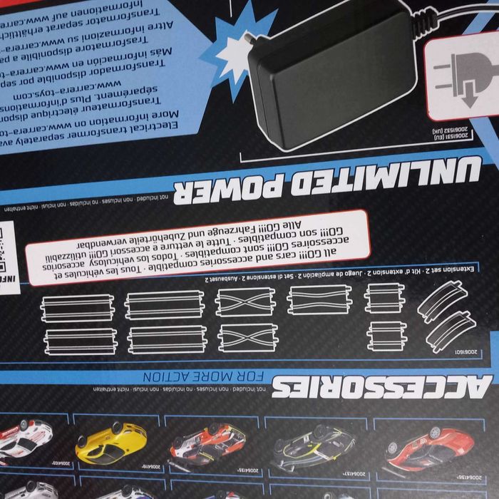 Carrera GO Pista de F1 4,3 mts Vestappen vs Hamilton NOVO com 20% desc