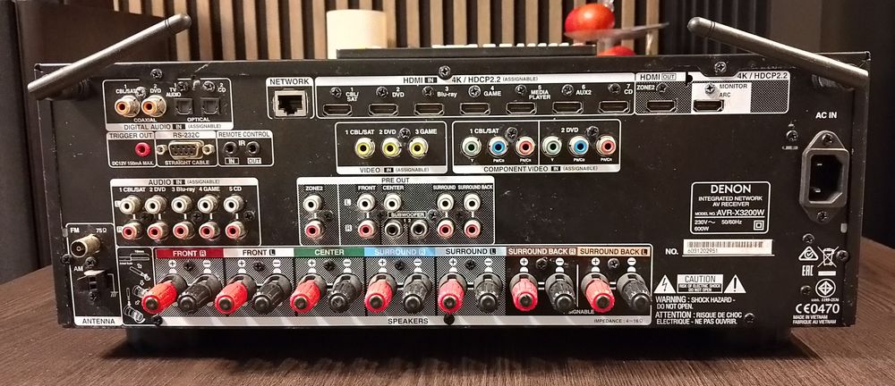 Amplituner Denon AVR - X 3200 W