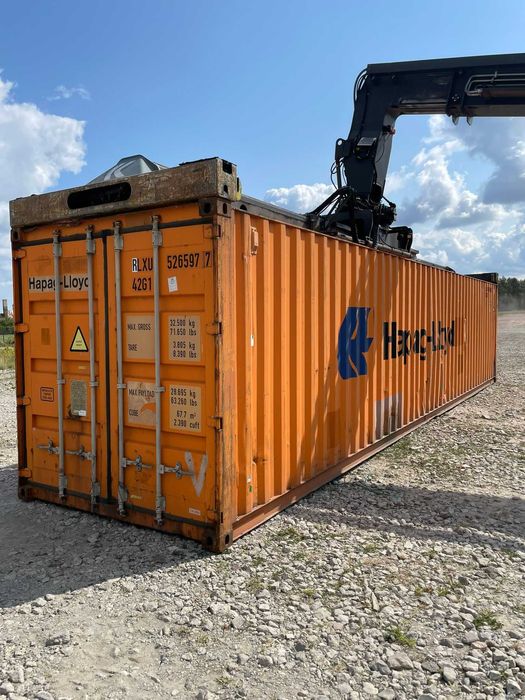 Kontener morski 40’DC używany, sprawny, 12-metrowy, garaż, domek