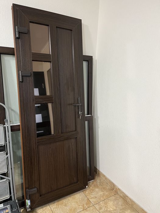 Дверь ПВХ Дуб монтана / Бронза