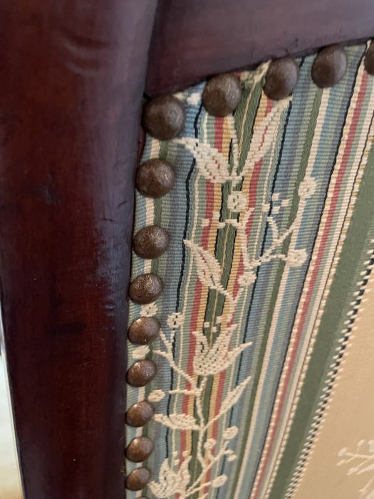 Cadeirao Voltaire antigo antiguidade Vintage