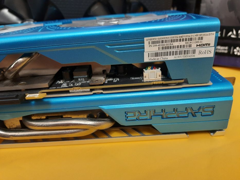 Видеокарта Sapphire RX 580 Nitro + Special Edition 8gb как Новая