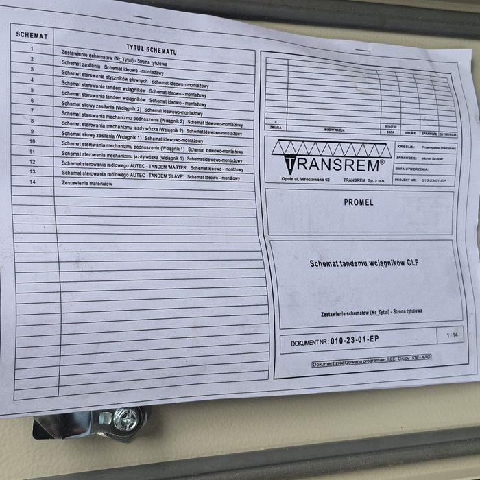 Wciągnik łańcuchowy , Podem 500kg. Z jazdą elektryczną.