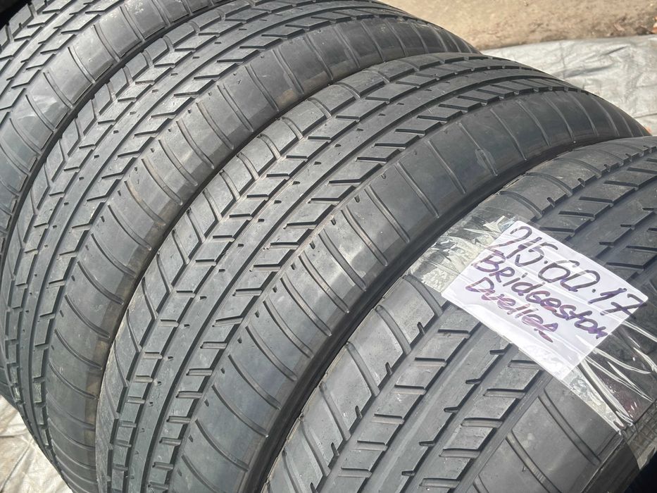 215-60-R17 BRIDGESTONE DUELER комплект летней  резины GERMANY 2022