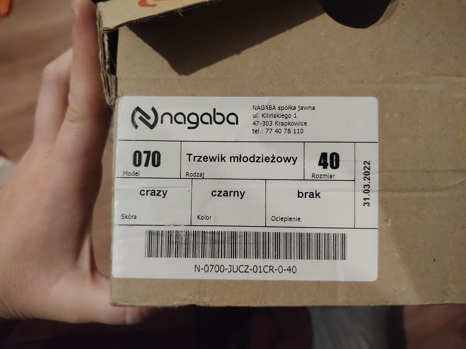 Nagaba trzewiki buty trekkingowe 40 jak nowe