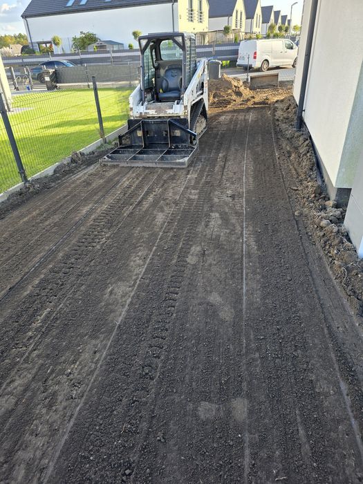 Wynajem minikoparki, prace ziemne, miniładowarka bobcat