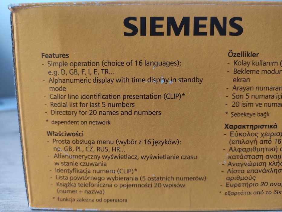 Telefon stacjonarny Simens Gigaset A200