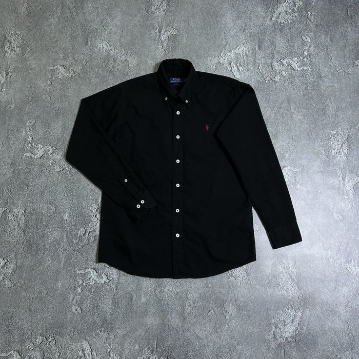 Чорна сорочка POLO RALPH LAUREN S/M розмір ідеальний стан