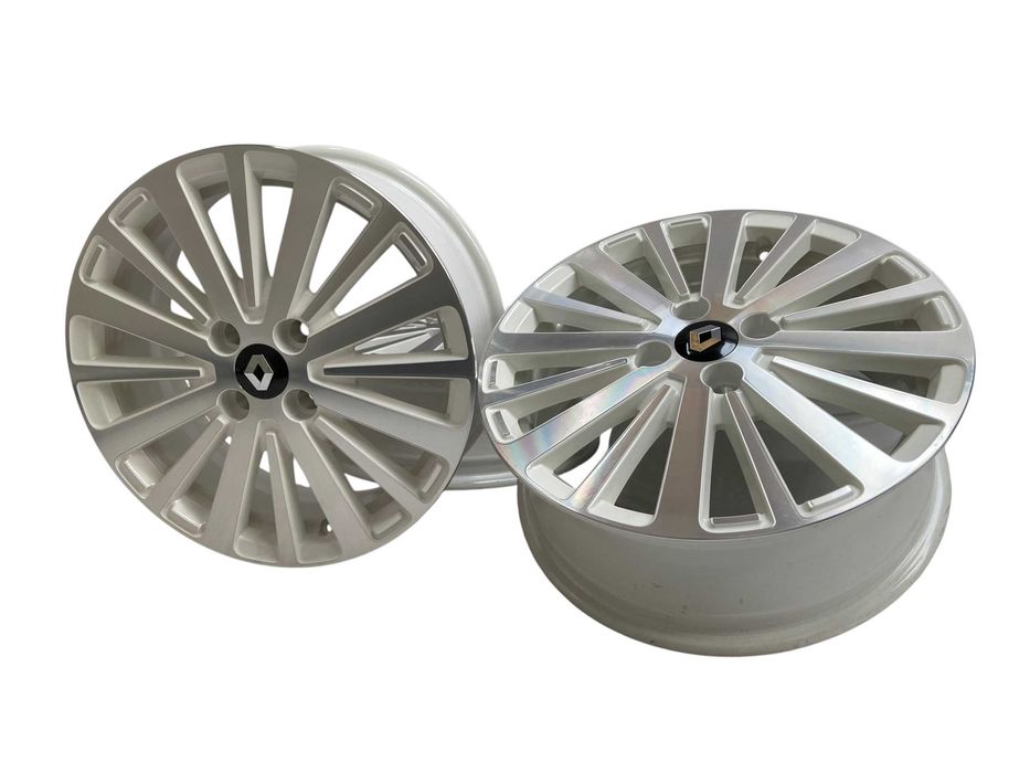 Felgi ALUMINIOWE 16 Renault Twingo Clio ZOE Białe z POLEREM