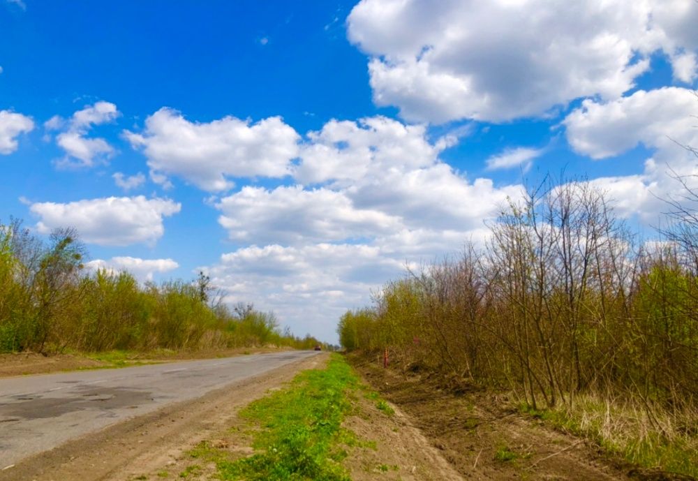 Продам 1 гектар землі. Дядьковичі. Фасадна. Для комерції.