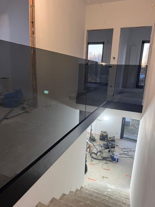 Balustrada szklana ,barierka na balkon, schody,balkon francuski,