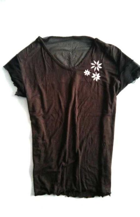 Bluzka ciążowa t-shirt roz. S/36 brązowa #794