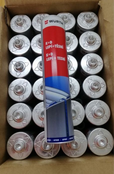 КЛЕЙ - ГЕРМЕТИК WURTH K+D, ЧЕРНЫЙ, 300 ML.                 Звоните