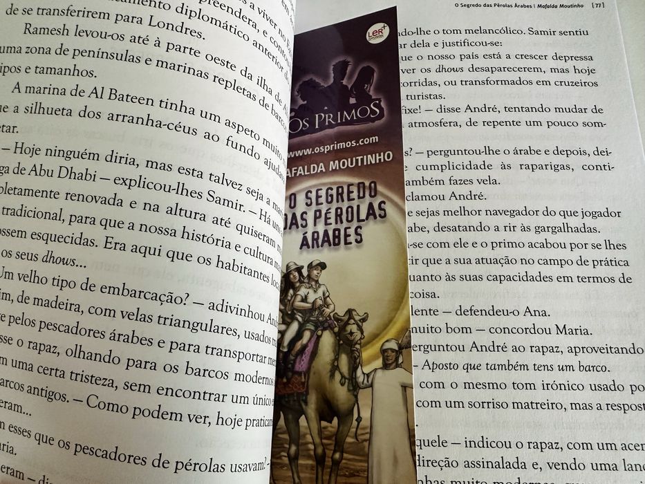 Livro O Segredo das Pérolas Árabes, de Mafalda Moutinho (com envio)