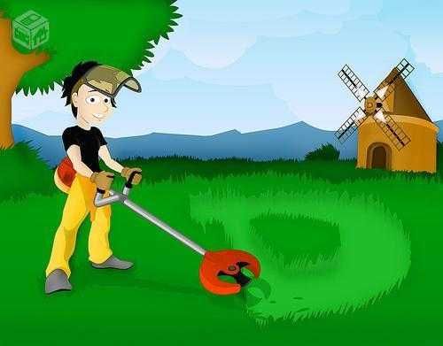 Fazense linpezas de terrenos agrícolas  e mato silvas corte de  árvore