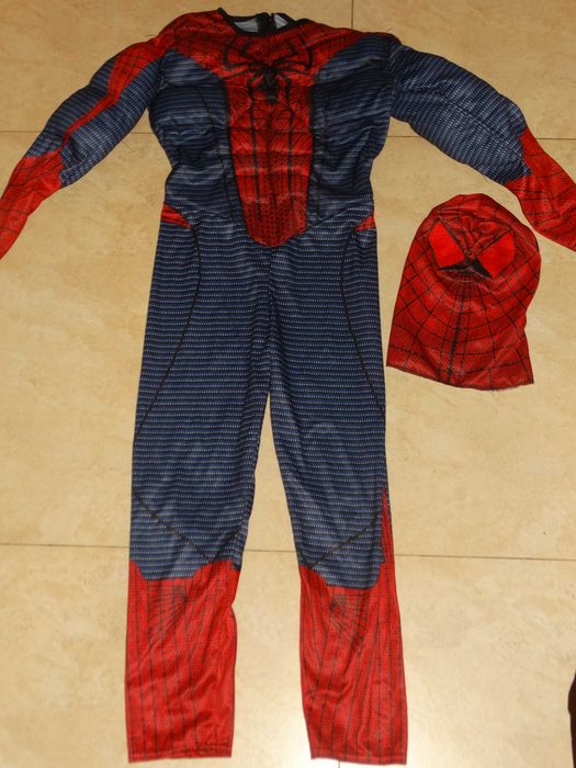 Kostium Spider-Man Kombinezon + Maska rozm. 122/128