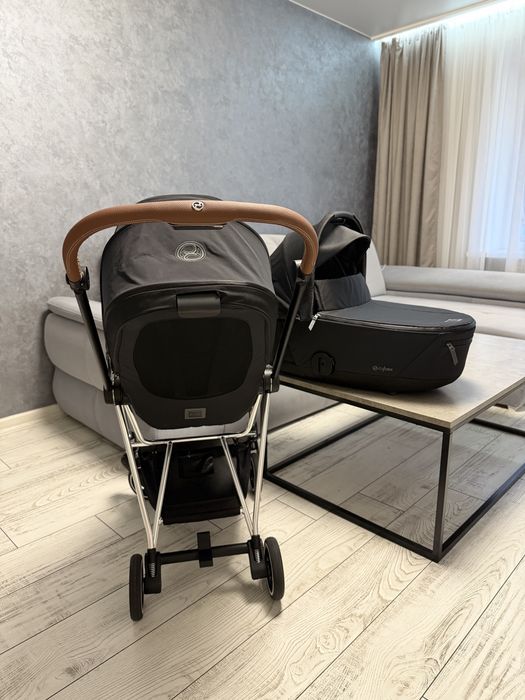 Коляска Cybex Mios 4.0  2 в 1 Sepia Black шассі Chrome Brown