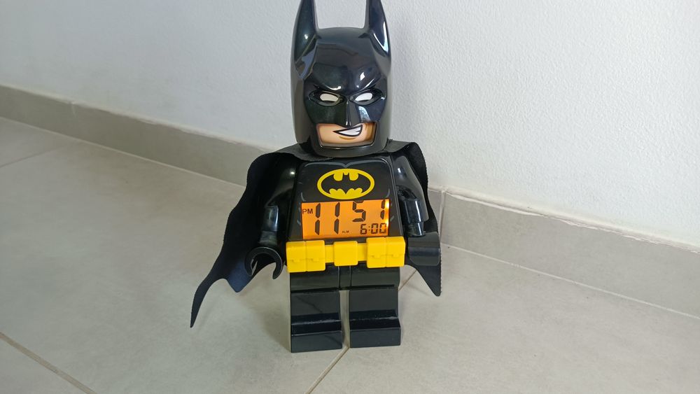 LEGO Zegarek Budzik BATMAN Duża Figurka Oryginalna
