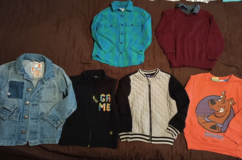 Paczka ubrań chłopiec 110 116