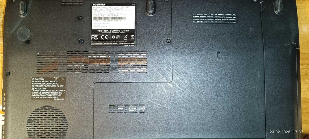 Laptop Toshiba Satellite L670-11M (na części) + bateria 4200 mAh